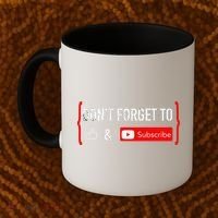 DonT Forget To Like And Subscribe Video Content Creator Coffee Mug thumb 2