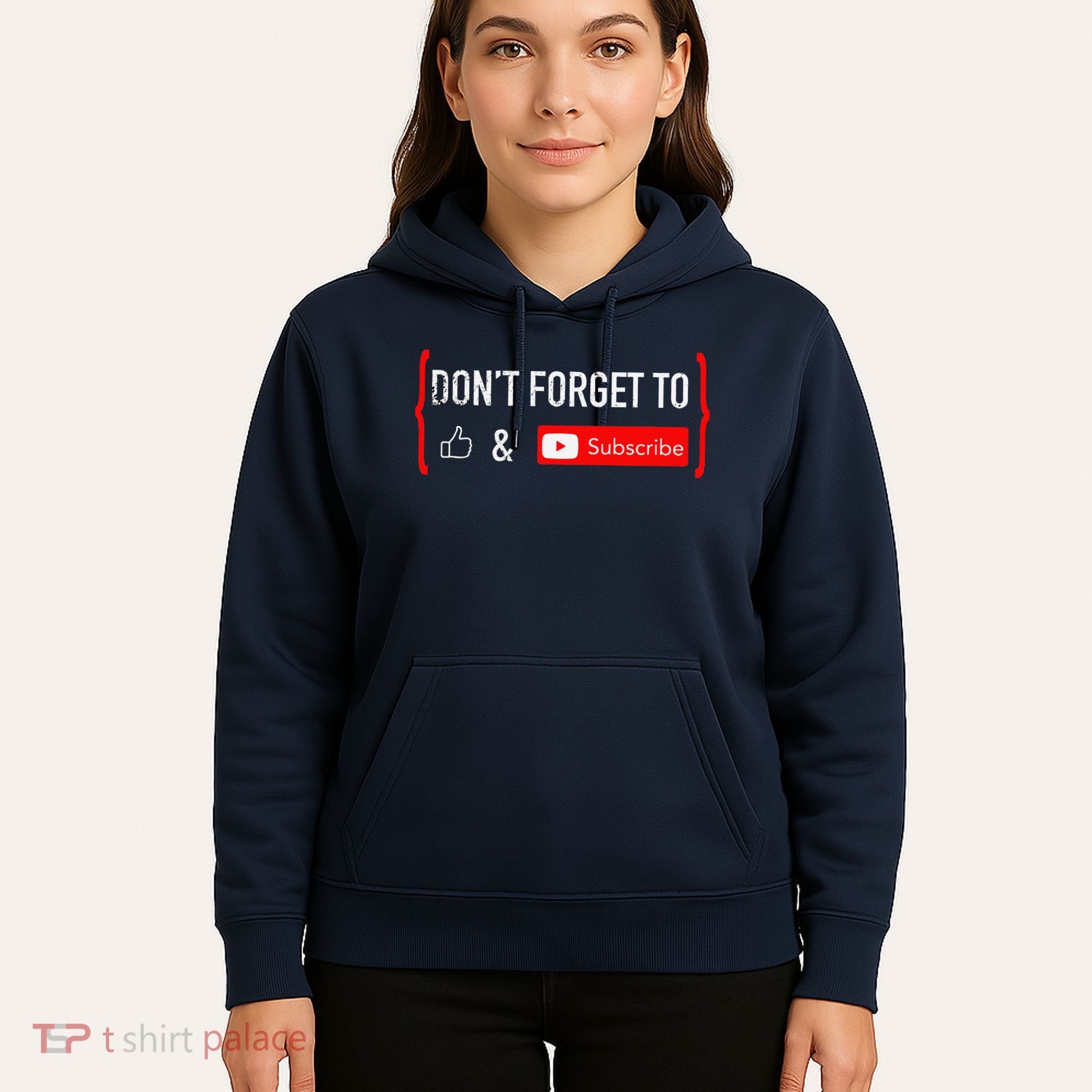 DonT Forget To Like And Subscribe Video Content Creator Hoodie