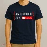 DonT Forget To Like And Subscribe Video Content Creator T-Shirt thumb 3