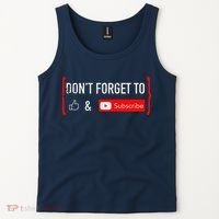 DonT Forget To Like And Subscribe Video Content Creator Tank Top thumb 2