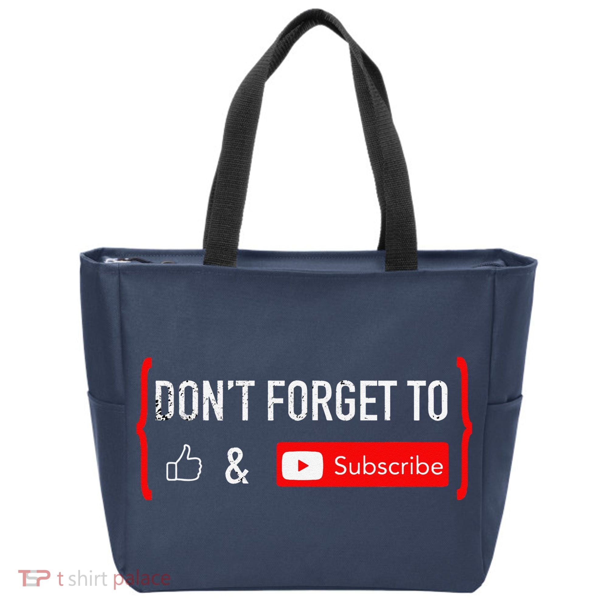 DonT Forget To Like And Subscribe Video Content Creator Tote Bag