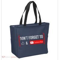 DonT Forget To Like And Subscribe Video Content Creator Tote Bag thumb 2