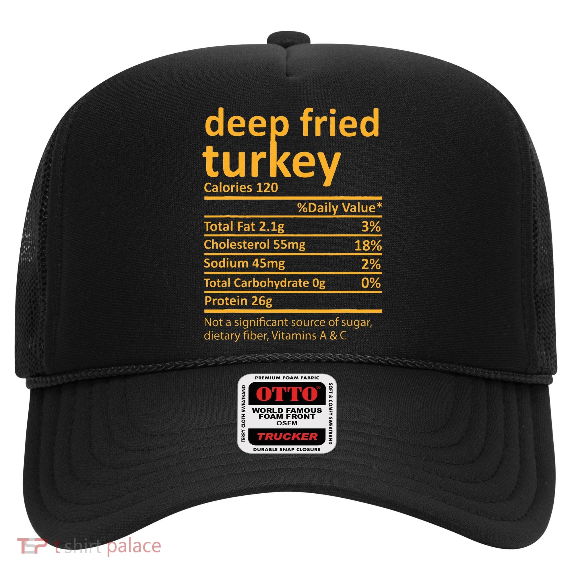 Deep Fried Turkey Nutrition Thanksgiving Food Facts Xmas Hat