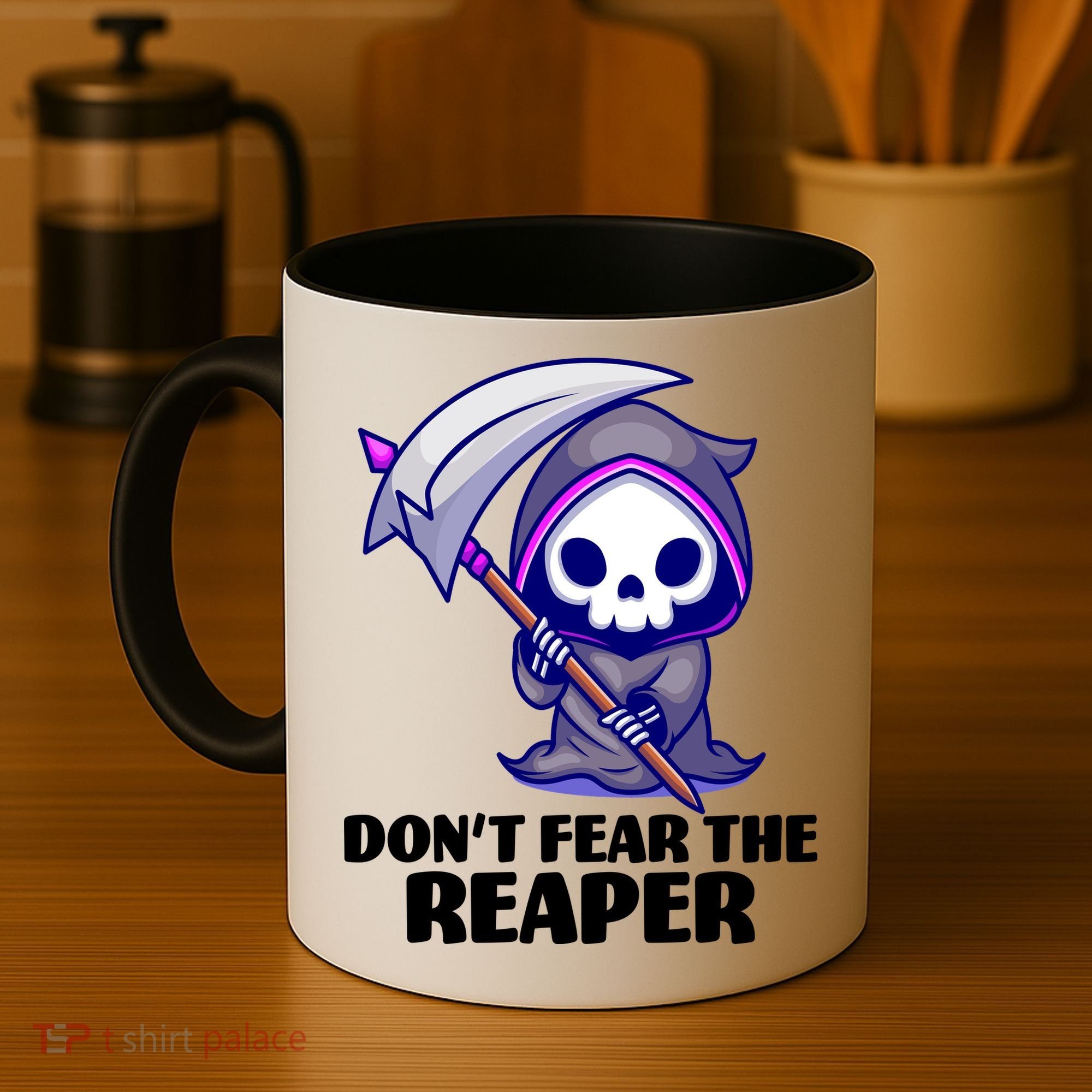 Don't Fear The Reaper Cute Chibi Reaper Coffee Mug