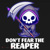 Don't Fear The Reaper Cute Chibi Reaper Ornament thumb 1