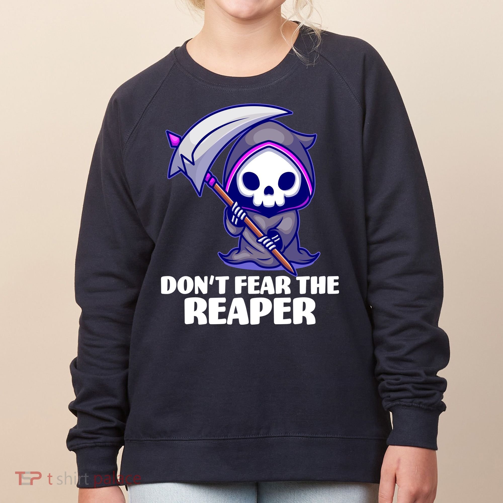 Don't Fear The Reaper Cute Chibi Reaper Women's Sweatshirt