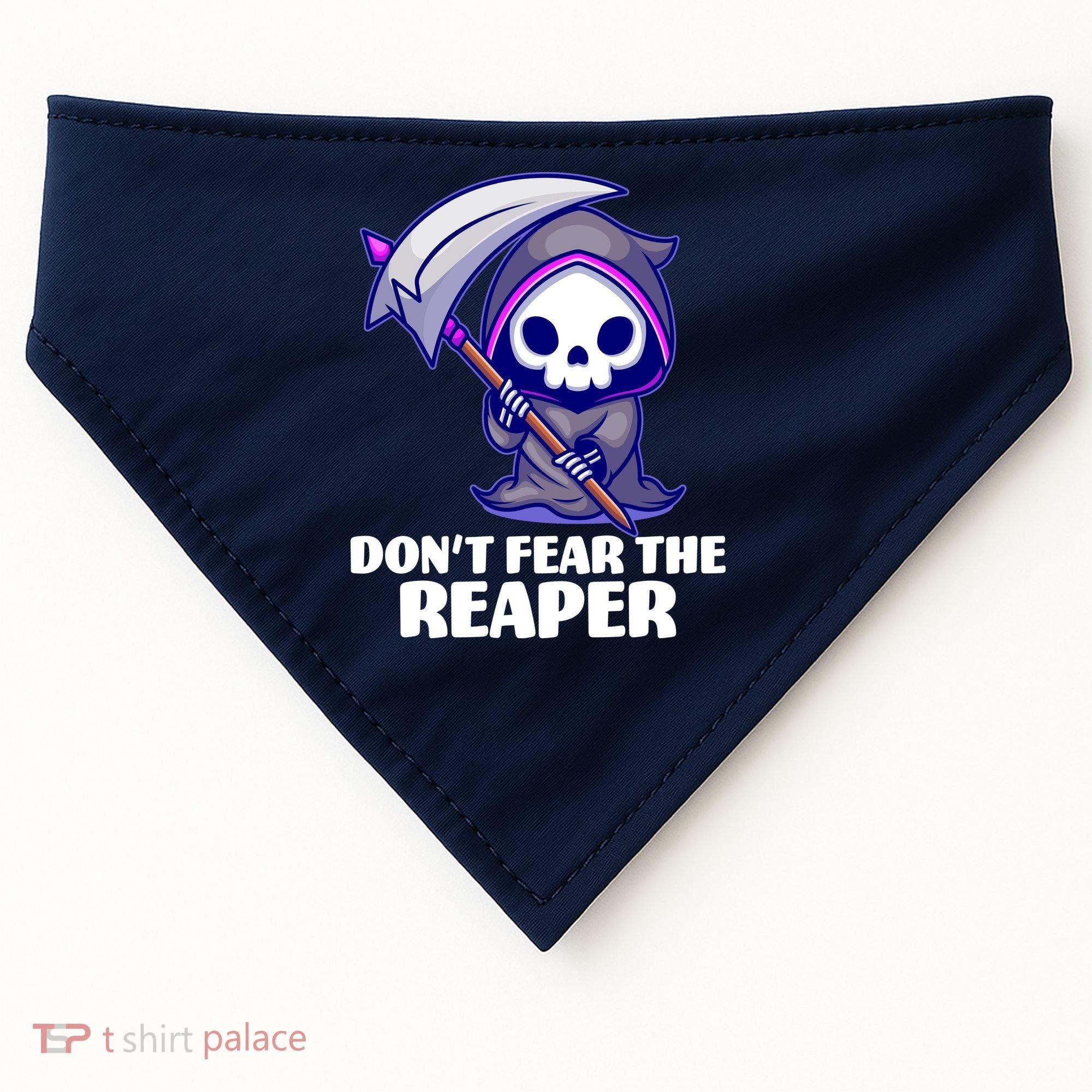 Don't Fear The Reaper Cute Chibi Reaper USA-Made Doggie Bandana