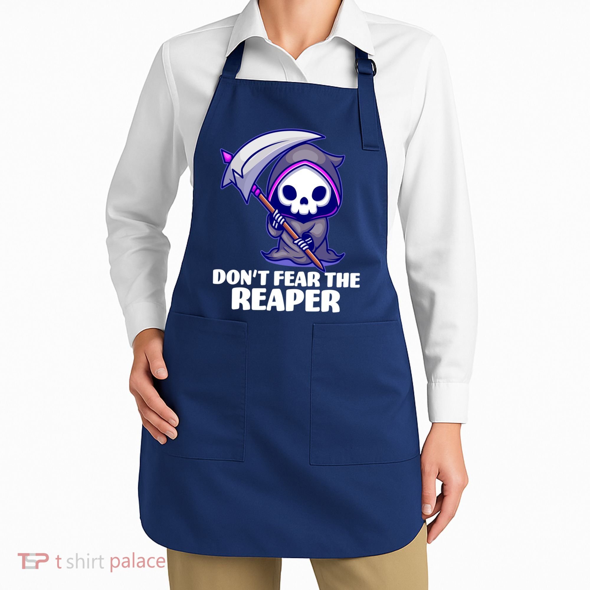 Don't Fear The Reaper Cute Chibi Reaper Apron
