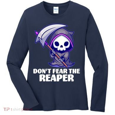 Don't Fear The Reaper Cute Chibi Reaper Women's Long Sleeve Shirt