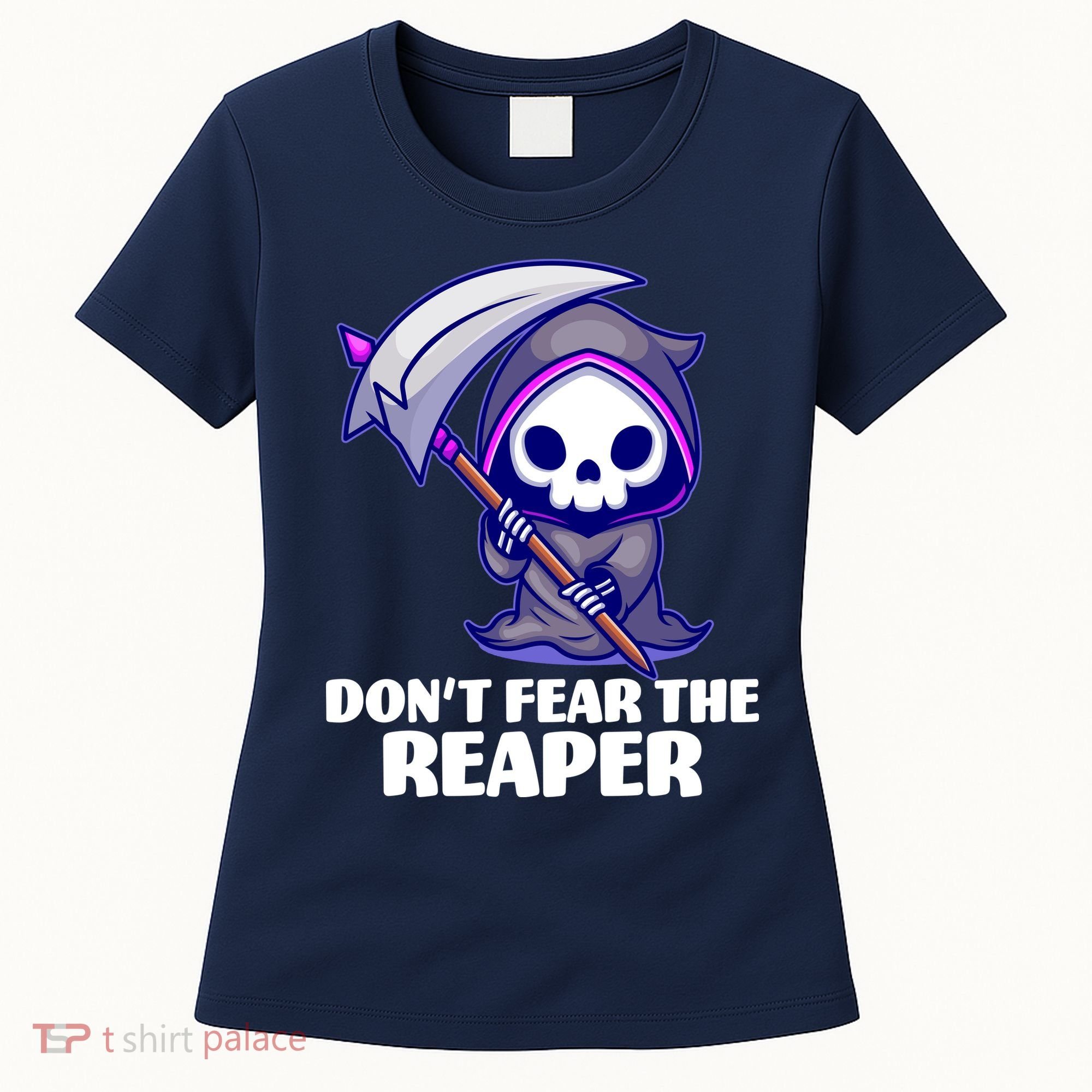 Don't Fear The Reaper Cute Chibi Reaper Women's T-Shirt
