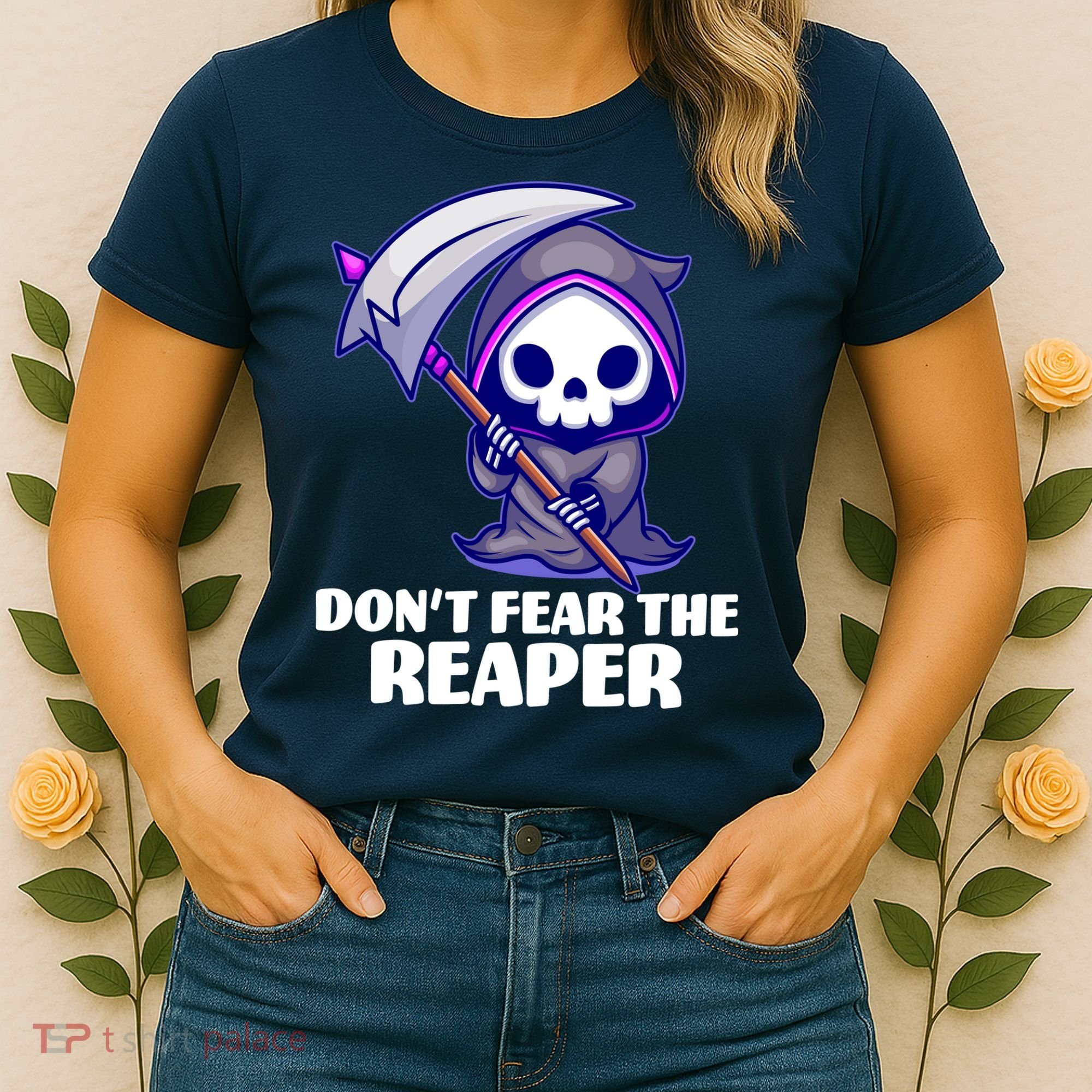 Don't Fear The Reaper Cute Chibi Reaper Women's T-Shirt