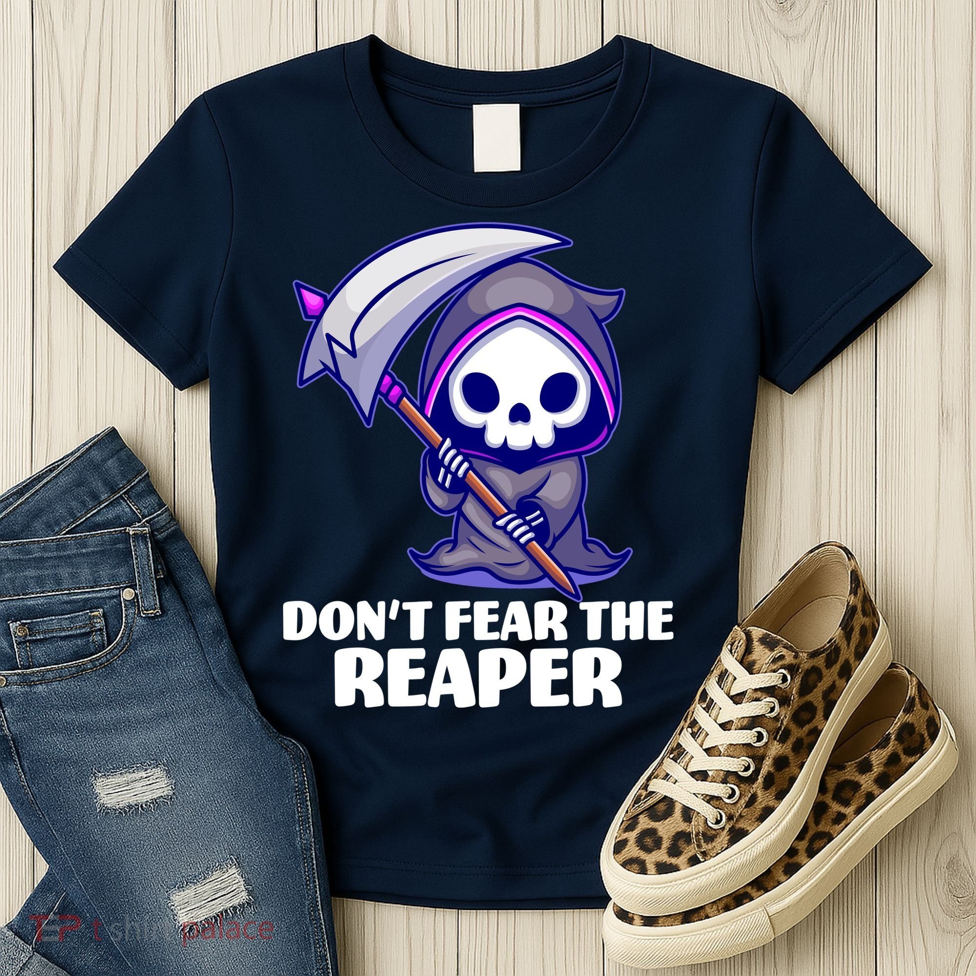 Don't Fear The Reaper Cute Chibi Reaper Women's T-Shirt