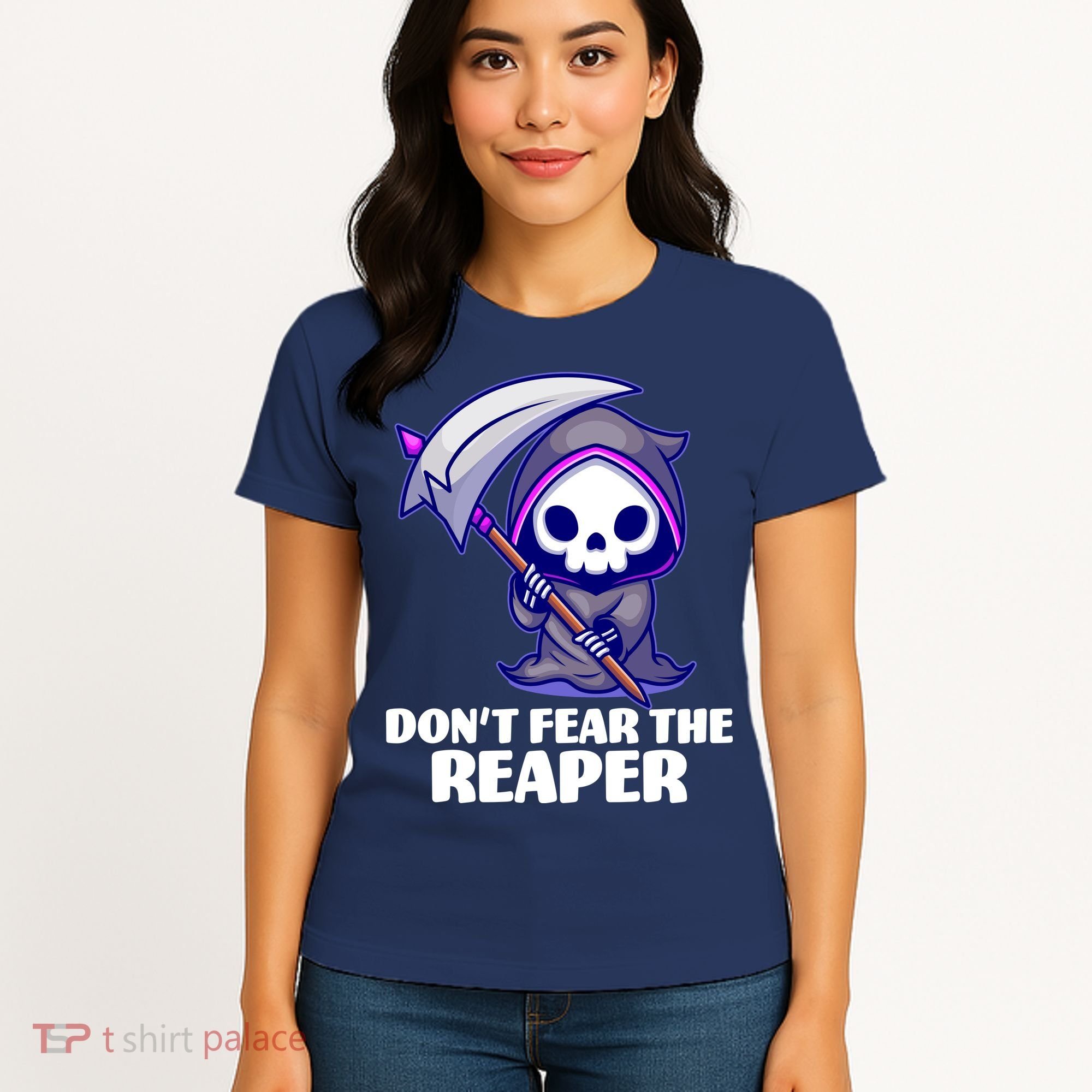 Don't Fear The Reaper Cute Chibi Reaper Women's T-Shirt