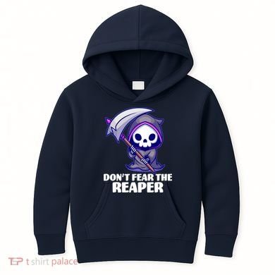 Don't Fear The Reaper Cute Chibi Reaper Kids Hoodie