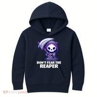 Don't Fear The Reaper Cute Chibi Reaper Kids Hoodie thumb 0