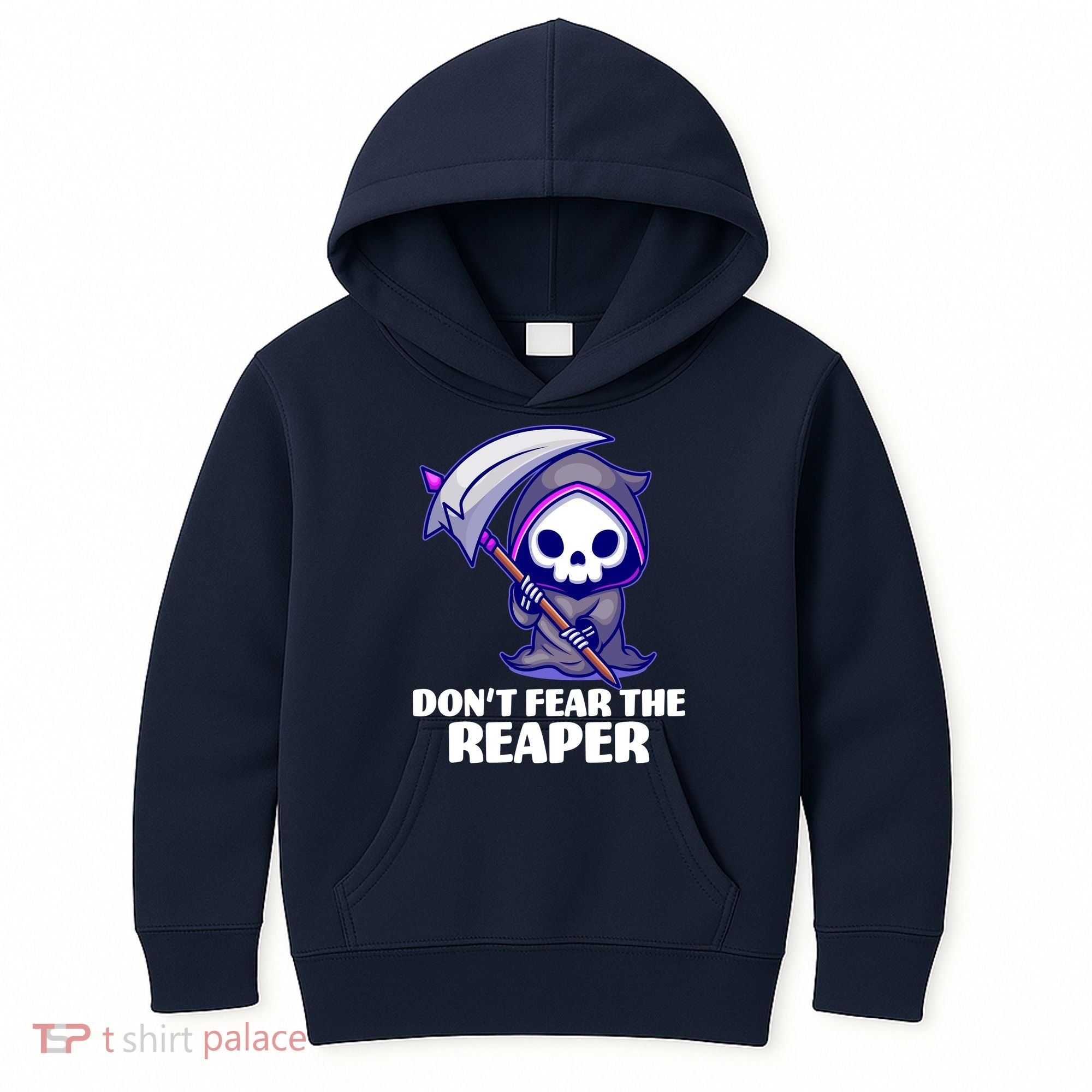 Don't Fear The Reaper Cute Chibi Reaper Kids Hoodie
