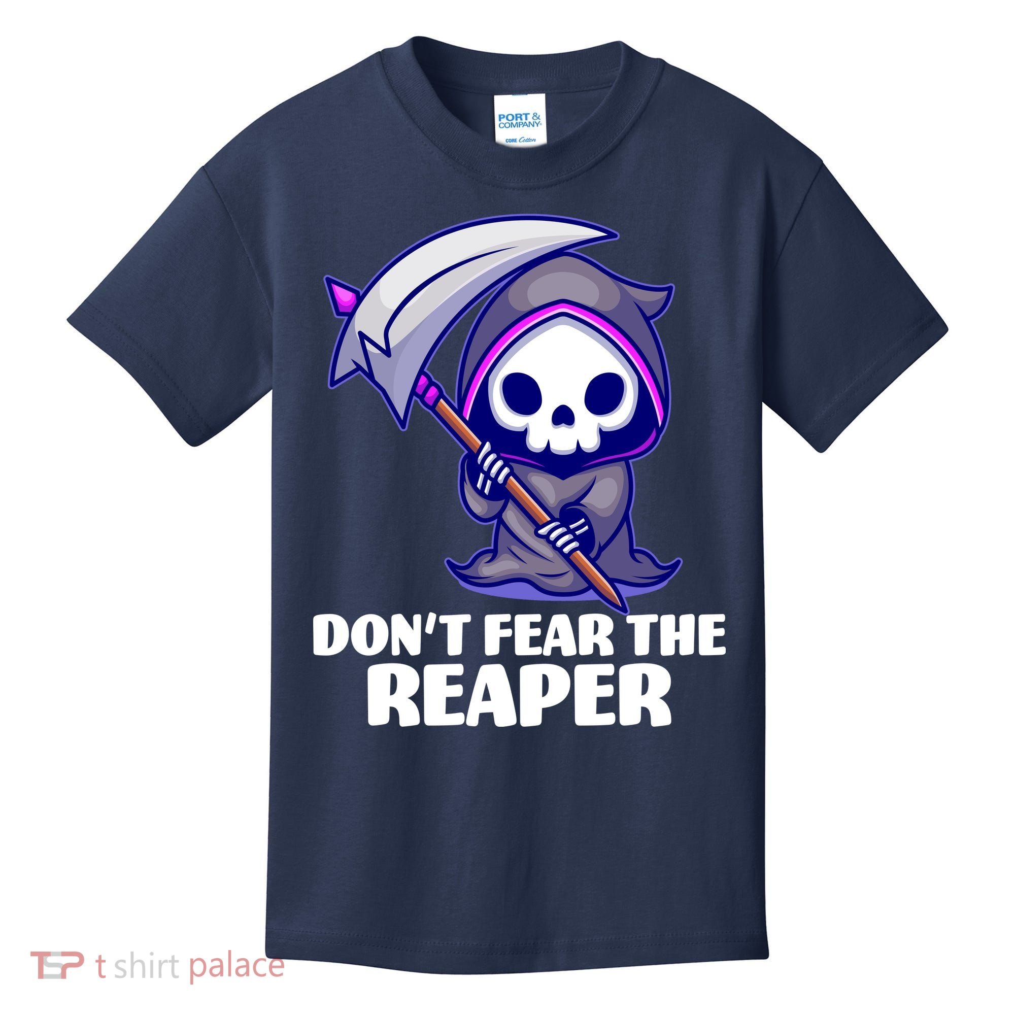 Don't Fear The Reaper Cute Chibi Reaper Kids T-Shirt