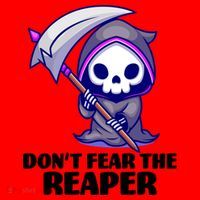 Don't Fear The Reaper Cute Chibi Reaper Santa Hat thumb 1