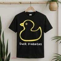 Duck Fiabetes Type 1 Diabetes sucks T-Shirt thumb 2