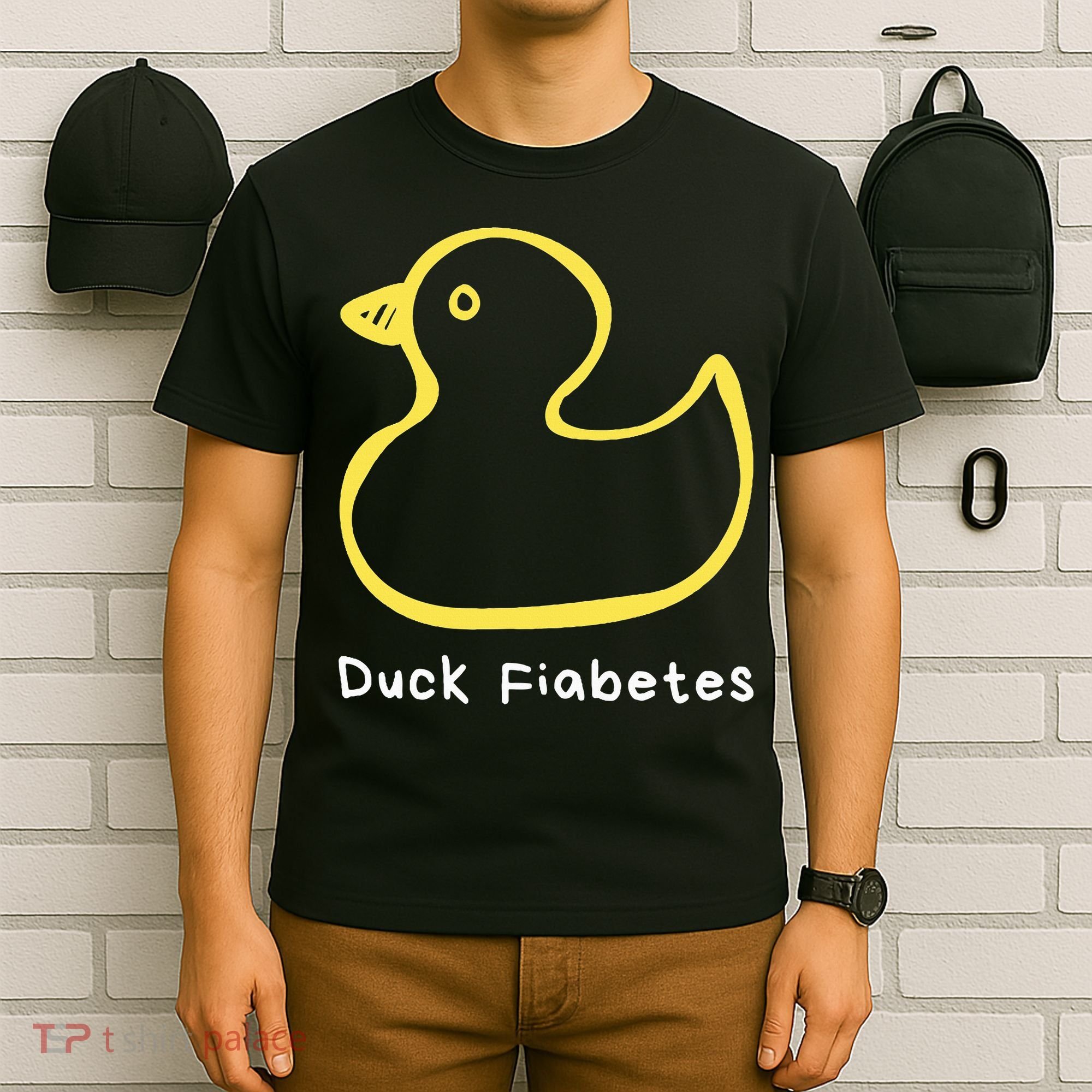 Duck Fiabetes Type 1 Diabetes sucks T-Shirt