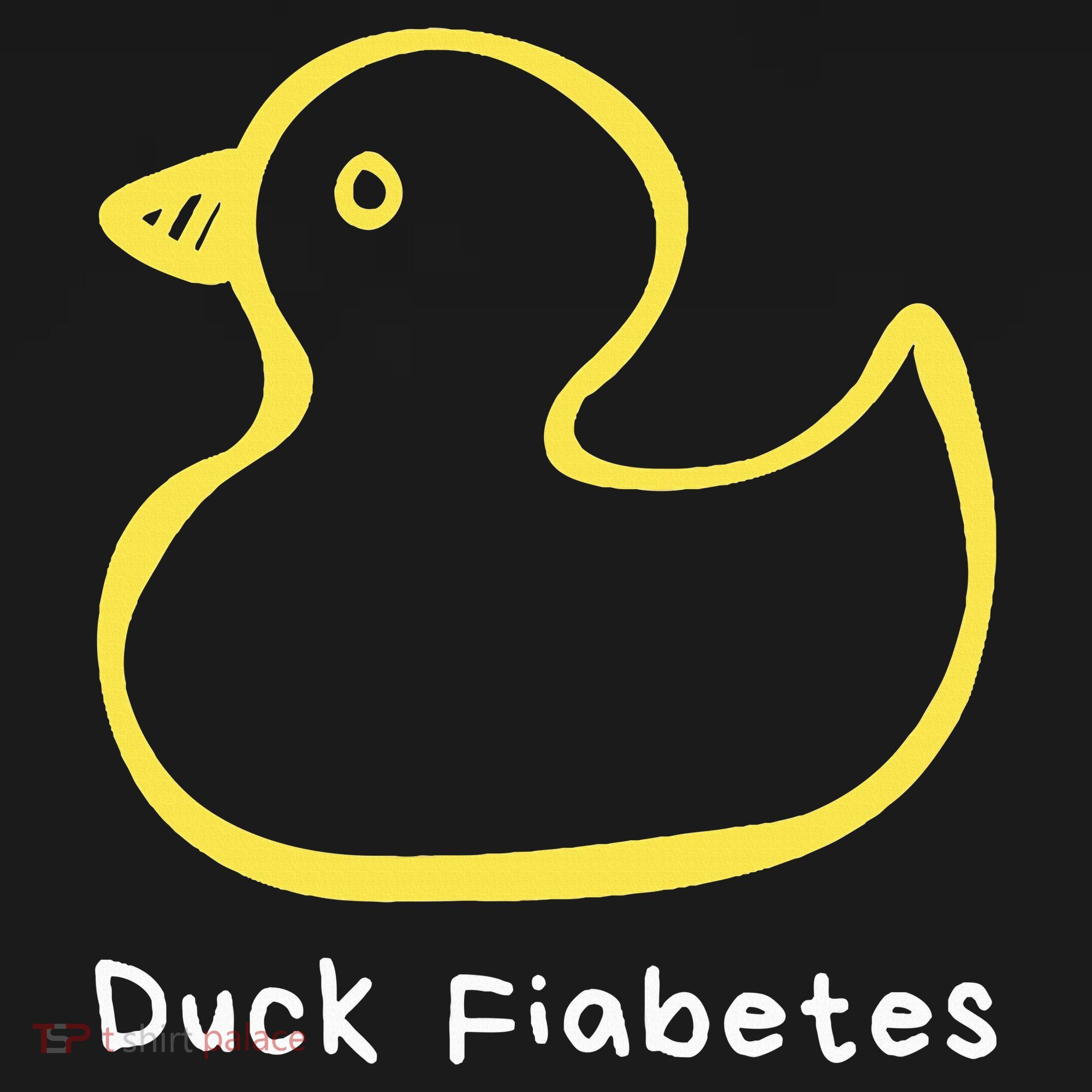 Duck Fiabetes Type 1 Diabetes sucks T-Shirt