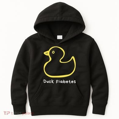 Duck Fiabetes Type 1 Diabetes sucks Kids Hoodie