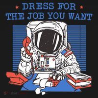 Dress For The Job You Want Astronaut Gift Women's Hoodie thumb 2