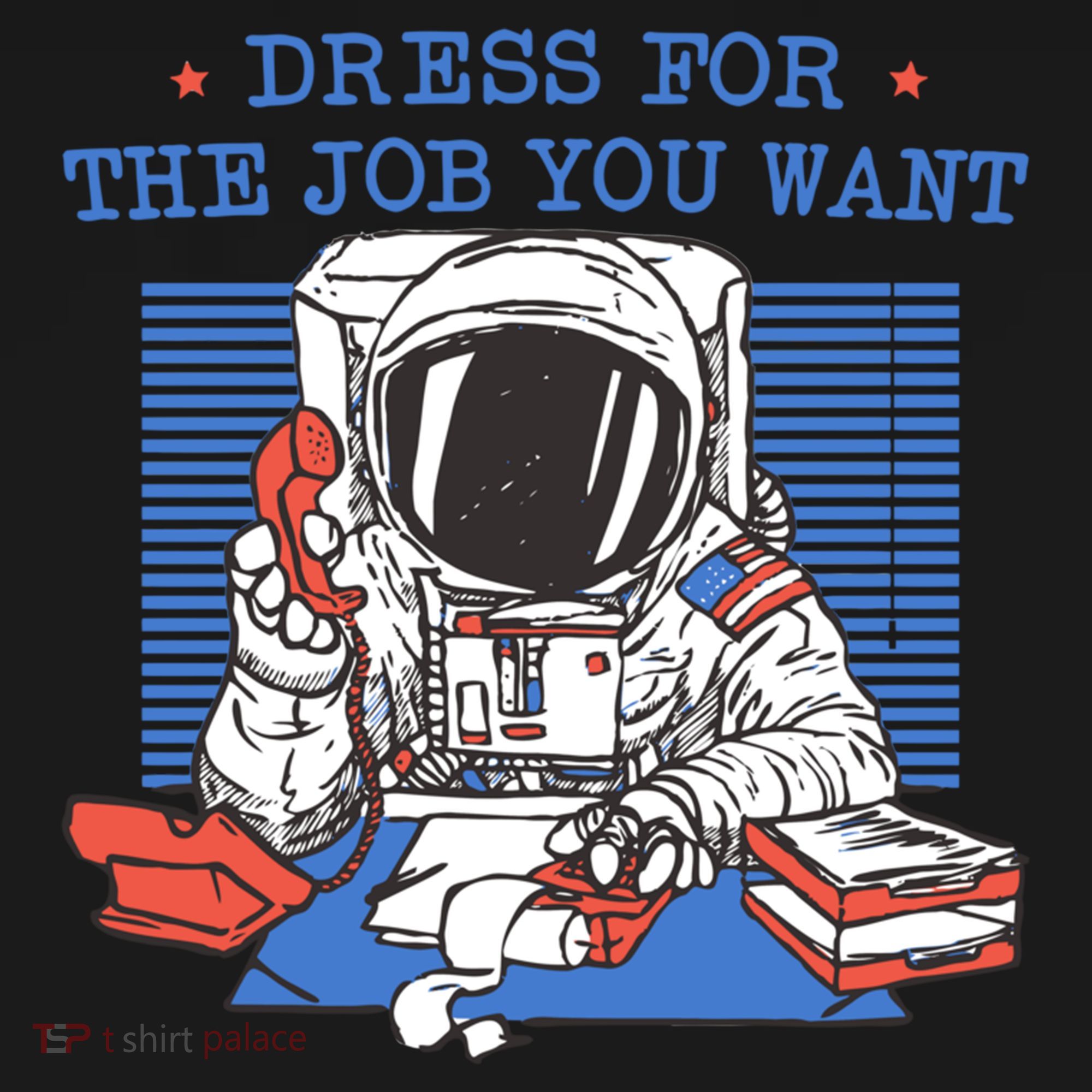 Dress For The Job You Want Astronaut Gift Women's Hoodie