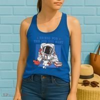 Dress For The Job You Want Astronaut Gift Women's Tank Top thumb 2
