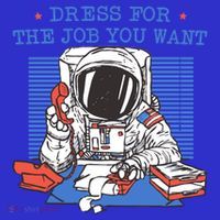 Dress For The Job You Want Astronaut Gift Women's Tank Top thumb 5