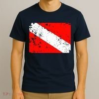 Dive Flag Vintage Worn Scuba Diving T-Shirt thumb 3