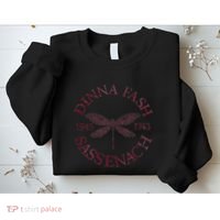Dinna Fash Vintage Red Emblem Scottish Gift Sweatshirt thumb 2
