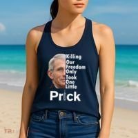 Dr Fauci Vaccine Killing Our Freedom Only Took One Little Prick Women's Tank Top thumb 2