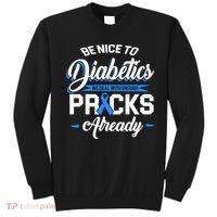 Diabetes Funny We Deal With Enough Pricks Already Sweatshirt thumb 0