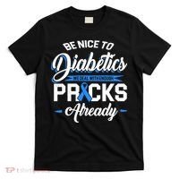 Diabetes Funny We Deal With Enough Pricks Already T-Shirt thumb 0