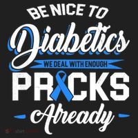 Diabetes Funny We Deal With Enough Pricks Already Beanie thumb 2