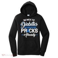 Diabetes Funny We Deal With Enough Pricks Already Women's Hoodie thumb 0