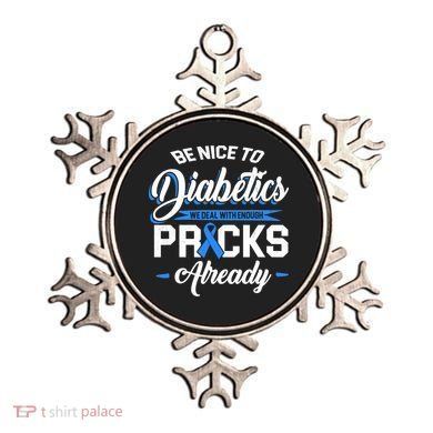 Diabetes Funny We Deal With Enough Pricks Already Ornament