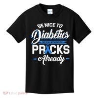 Diabetes Funny We Deal With Enough Pricks Already Kids T-Shirt thumb 0