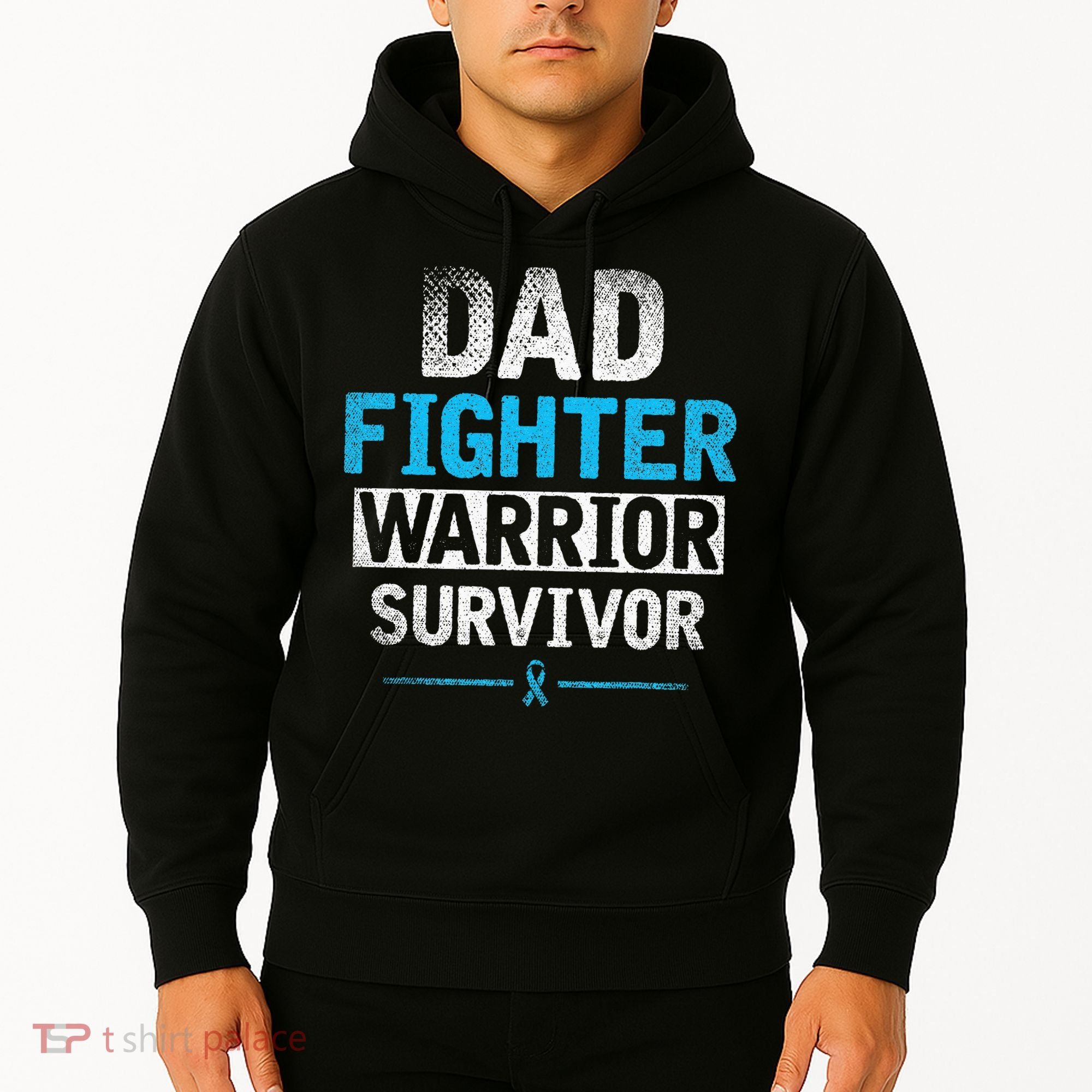 Dad Fighter Warrior Survivor Prostate Cancer Awareness Hoodie