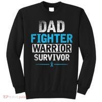 Dad Fighter Warrior Survivor Prostate Cancer Awareness Sweatshirt thumb 0