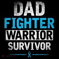 Dad Fighter Warrior Survivor Prostate Cancer Awareness Mousepad thumb 1