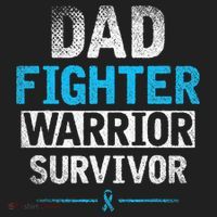 Dad Fighter Warrior Survivor Prostate Cancer Awareness Golf Towel thumb 3