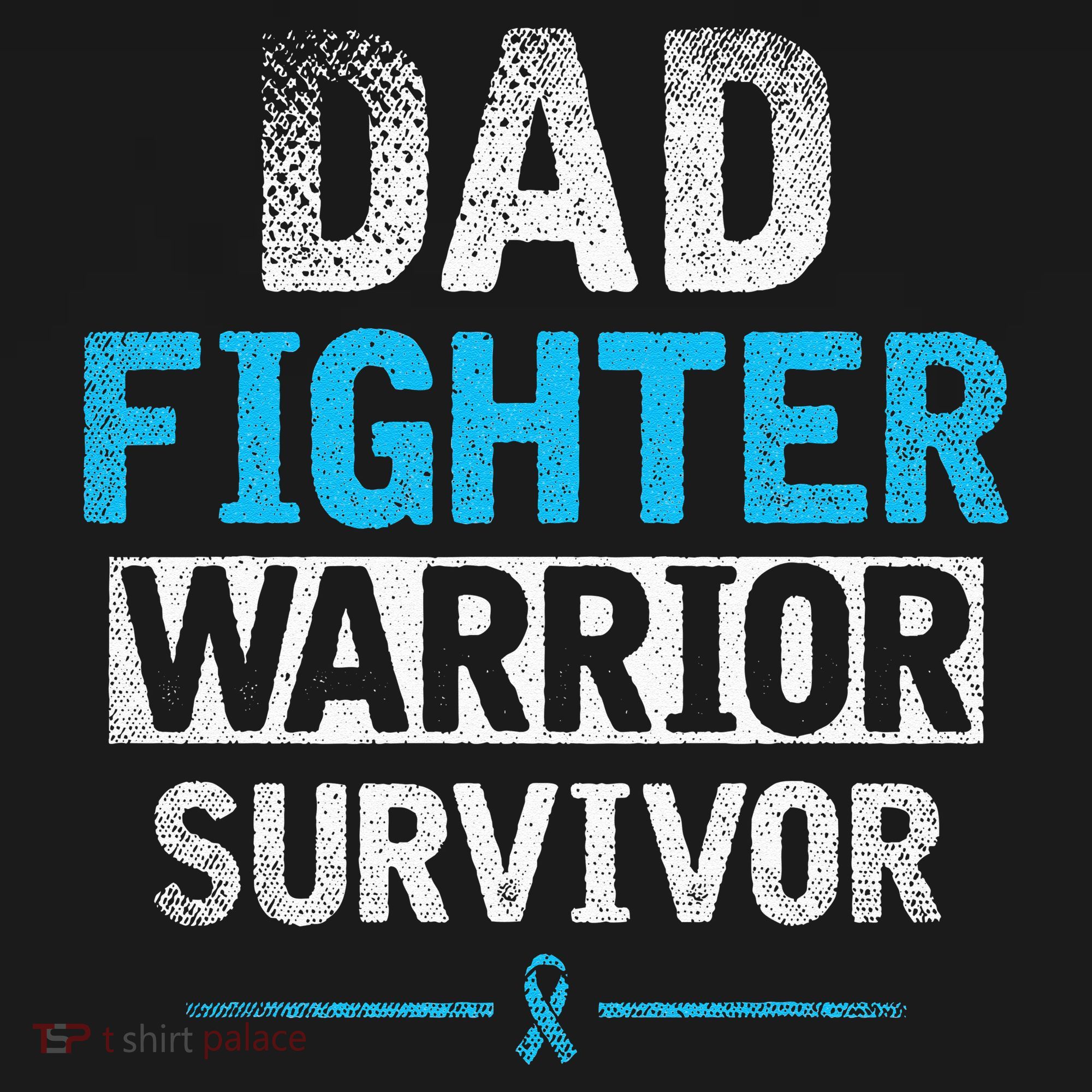 Dad Fighter Warrior Survivor Prostate Cancer Awareness Kids T-Shirt