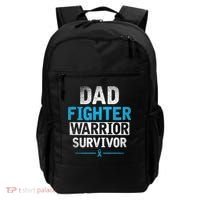Dad Fighter Warrior Survivor Prostate Cancer Awareness Gift Backpack thumb 0