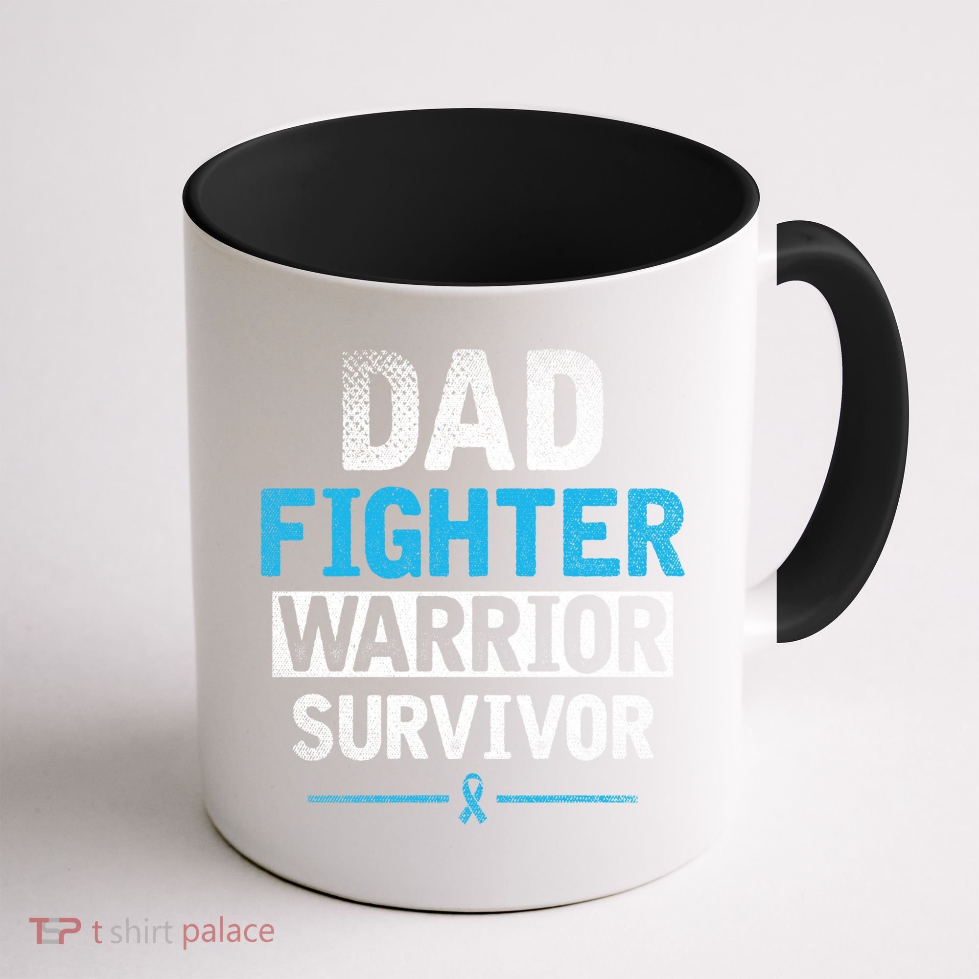 Dad Fighter Warrior Survivor Prostate Cancer Awareness Gift Coffee Mug