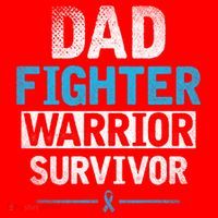 Dad Fighter Warrior Survivor Prostate Cancer Awareness Gift Santa Hat thumb 1