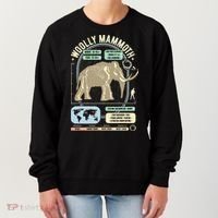 Dinosaur Facts Woolly Mammoth Science & Anatomy Gift Women's Sweatshirt thumb 0