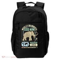 Dinosaur Facts Woolly Mammoth Science & Anatomy Gift Backpack thumb 0
