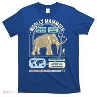Dinosaur Facts Woolly Mammoth Science & Anatomy Gift T-Shirt thumb 0